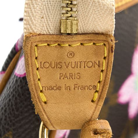 louis vuitton vintage cherry blossom pochette monogram canvas ghw|louis vuitton blossom necklace.